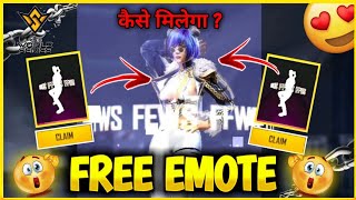 Free Emote 😱 Free Fire Ffws Emote | Free Fire Free Emote #shorts #ffws