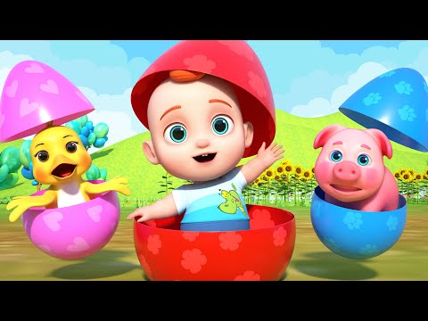 What's in the Eggs? | Surprise Eggs Song |  Leo Nursery Rhymes & Baby Songs