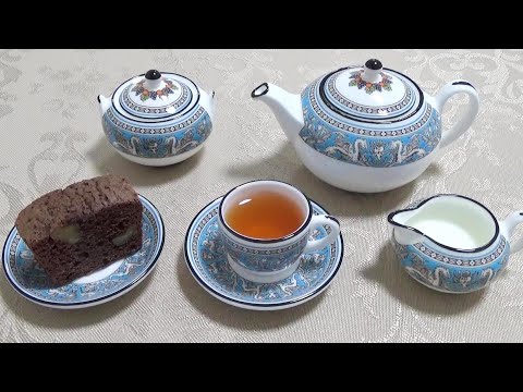 Wedgwood Florentine Turquoise Miniature Tea Set