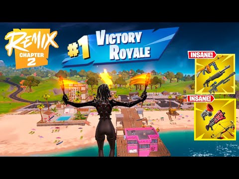 125 Kill Solo Vs Squads Wins Gameplay Full Game (Fortnite Chapter 2 Remix Ps4 Controller)