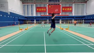 🇨🇳🪨石宇奇🏸解禁前内部训练视频📽️曝光📸与小将🇨🇳董天尧对练，全程认真训练，不敢怠懈！💪🇨🇳Shi Yu Qi🏸 Training Seriously During Suspension⛔!