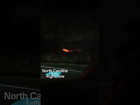 North Carolina is on fire😭🙏 #wildfire #nc #fire #burn #prayers #suppport #crowdersmountain #mountain