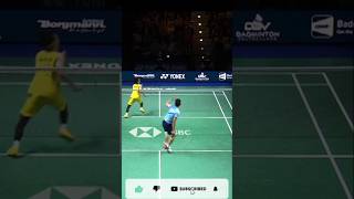 Superb reflection 🤯😱 by Lok kean yean vs takahasi #badminton #germanopen2025 #bwf #badmintontour