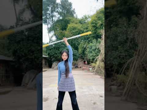 Kungfu china master 233/Hướng dẫn múa gậy#霞光腊月#kungfu #wing chun