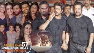 Salman Khan Birthday 2022, Shahrukh khan hugs Salman Khan on his 57th Birthday, Salman Birthday 57,