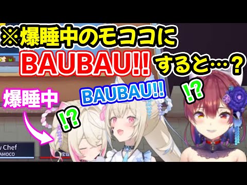 配信中に爆睡してしまったモココにBAUBAU!!した時の反応が可愛過ぎたｗｗｗ神反応まとめ12連発！！【ホロライブホロライブ切り抜き】