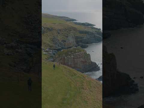 Juniper Rock on the coast of the Rhins of Galloway. #shorts