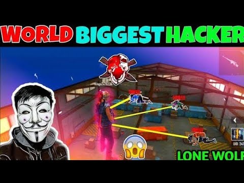 👽I MEET FLYING HACKER IN LONEWOLF ||Wall Hacker, Diamond Hacker😱#garenafreefire #hackerfreefire