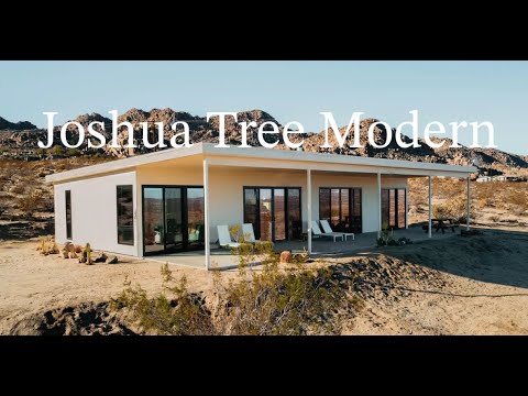 Joshua Tree National Park AIRBNB. Best Desert Views. Modernist  Tumbleweed House Walk Around