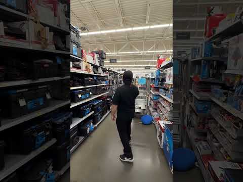 “That moment when you throw a pillow at a stranger in Walmart… and they throw it back 😂 #walmart