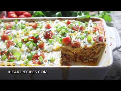 Cooking Easy Taco Lasagna for Dinner ! - I Heart Recipes