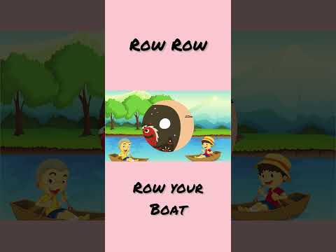 Row Row Row Your Boat Kids Song for Babies by Hello Hippo NurseryRhymeStreet #shorts #kidssongs