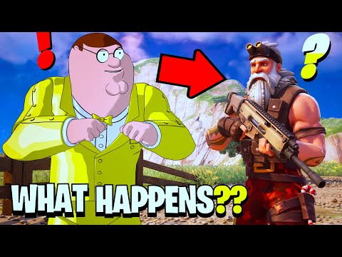 I made Boss Peter Griffin Meet Boss SGT Winter in Fortnite!