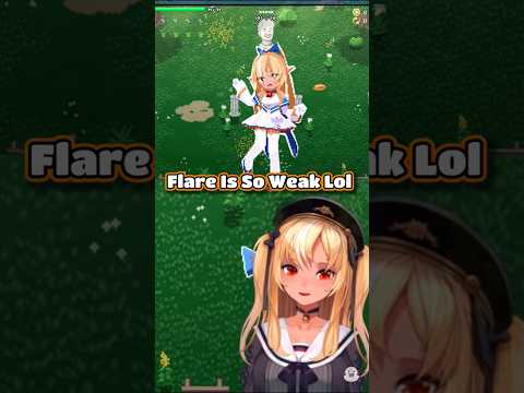 Flare Funny Reaction To Her Own Character In HoloCure Hololive #hololivereaction