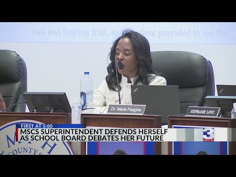 MSCS superintendent defends herself amid board accusations