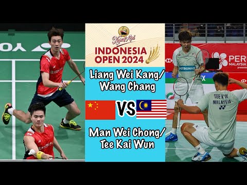 Man Wei Chong / Tee Kai Wun vs Liang Weikeng/ Wang Chang  | Badminton Indonesia Open 2024 Final