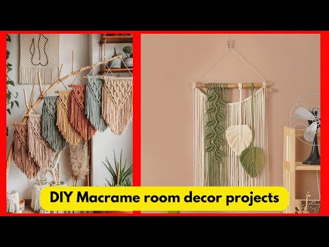 DIY Macrame room decor projects