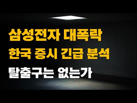 [주식] 삼성전자 대폭락 한국 증시 긴급 분석 탈출구는 없는가[한미반도체전망, 삼성전자목표주가, 11월주식전망, 내년주식전망]