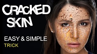 cracked face effect photoshop