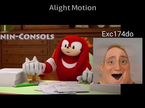 Knuckles aprobando memes de Mr increíble