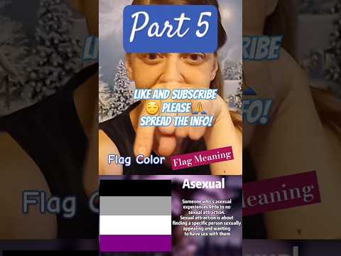 FC&M Part 5 🚩  Flag colors and meanings #transgender #asexual watch for Part 6! 🗺