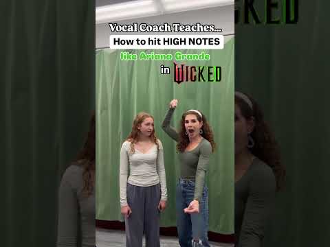 How to sing like Ariana Grande in Wicked! High notes!