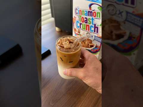 Cereal Milk Coffee - Cinnamon Toast Crunch #shorts