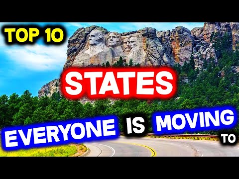 Top 10 States EVERYONE is MOVING to in 2025