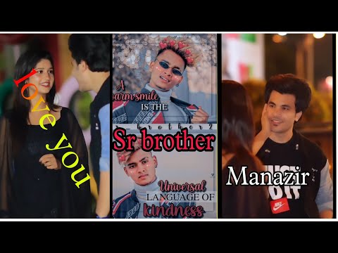 Manazir vs sr brother ||love story video reels video status tik tok you tube Star video song  status