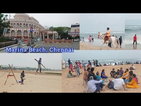 Merina Beach 2025 | Chennai Beach Vlog | World 2nd Longest Beach | Walking Tour | Manjula Makes