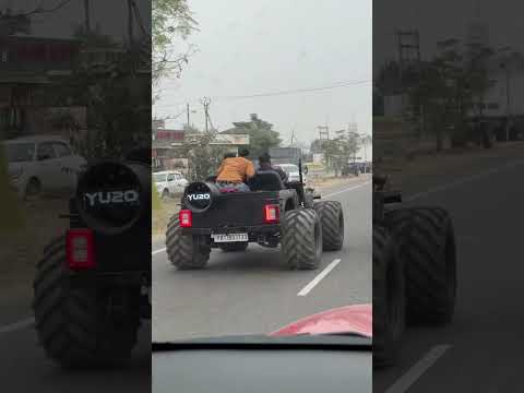 Modified Jeep at its peak