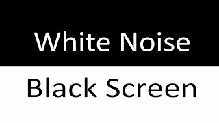 White Noise Black Screen No Ads | Continuous Soothing Sound for Deep Sleep and Relaxation