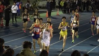 中山顕(HONDA･中大OB)13'56"10実業団ﾃﾞﾋﾞｭｰ/山口智規(学法石川)高1歴代2位13’59”55   日体大記録会5000m26組  2019.11.17