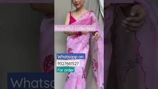 Gota work organza saree #saree #trending #traditional #shorts #short #viral #viralvideo #reel #reel