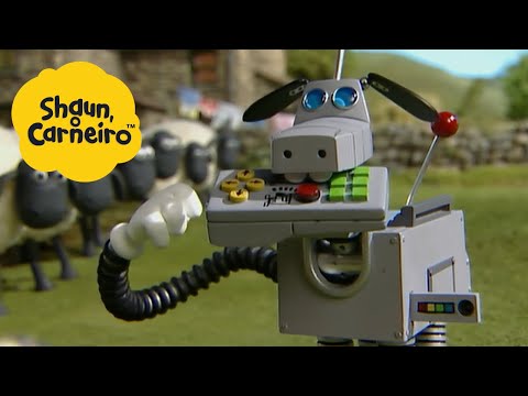 🐑Shaun, o Carneiro [Shaun the Sheep] Cachorro Robô 🐑 Hora Especial🐑| Cartoons Para Crianças