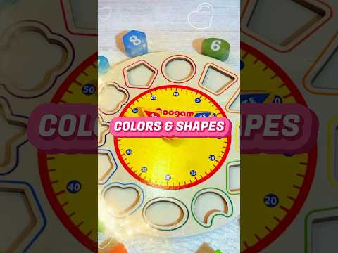 Colors & Shapes Sorting for Toddlers | Learning Activities for Toddlers #shorts