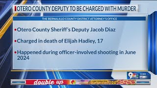 Otero County deputy to be charged with murder in teen’s death