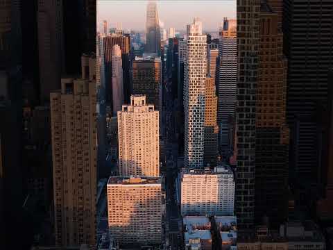 Drone Midtown West, New York City