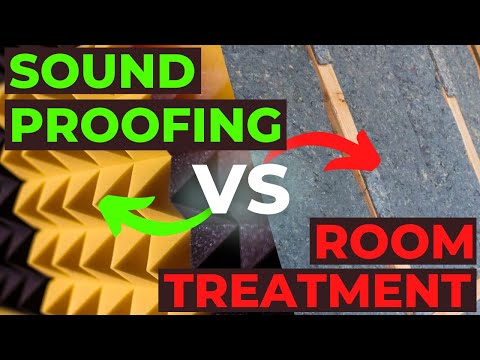 Soundproofing vs Room Treatment: What Your Studio Needs