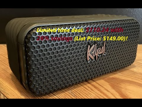 Klipsch Nashville Portable Bluetooth Speaker - 360 Degree Audio - 26% OFF!