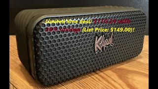 Klipsch Nashville Portable Bluetooth Speaker - 360 Degree Audio - 26% OFF!