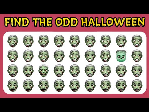 Find the ODD One Out - Halloween Edition! 🎃👻