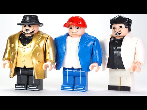 LEGO Donald Trump | Kim Jong-un 김정은 | Ma Dong-seok 마동석 Don Lee | Unofficial Lego Minifigures