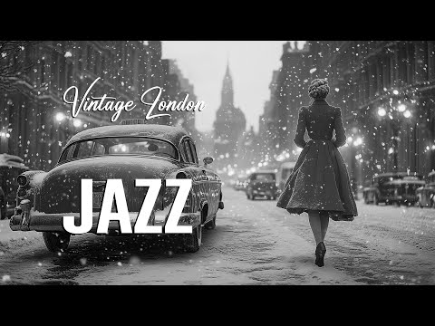 Vintage London Walks 🌆 Swing Jazz Tunes and Classic 1930s-1940s Vibes | A Nostalgic City Journey