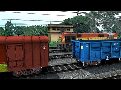 TRAIN SIMULATOR I BCNA COACH COUPLING BOXN WAGON I BUMPY RAILROAD I Railworks 3 I RAILWAY RITAM