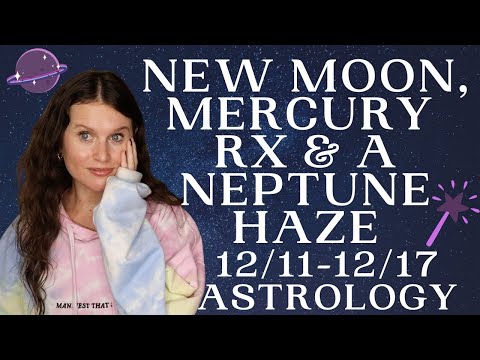 Mercury Retrograde in Capricorn BEGINS, Sagittarius New Moon 2023 & Sun square Neptune Transit 🔄