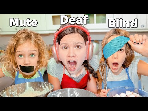 Blind, Deaf, Mute Baking Challenge *GONE WRONG*