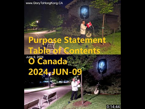 2024-JUN-09 Purpose Statement #願榮光歸香港一齊唱馬拉松 https://www.GloryToHongKong.CA