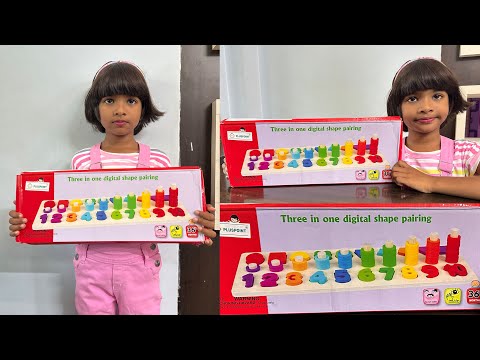 Learn Counting Numbers and Colors | Shapes Activity Puzzle