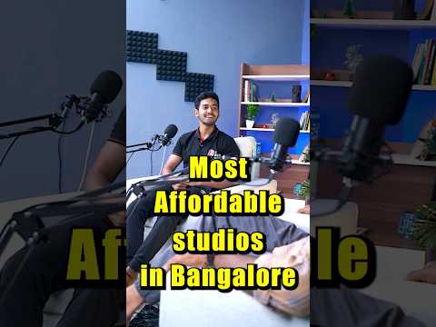 Most affordable studio in Bangalore! 🎙️ Perfect for podcasting, content creation, and short videos